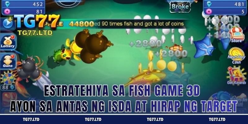 Estratehiya sa Fish Game 3D Ayon sa Antas ng Isda at Hirap ng Target