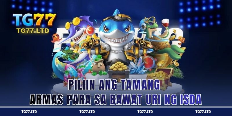 Piliin ang tamang armas para sa bawat uri ng isda